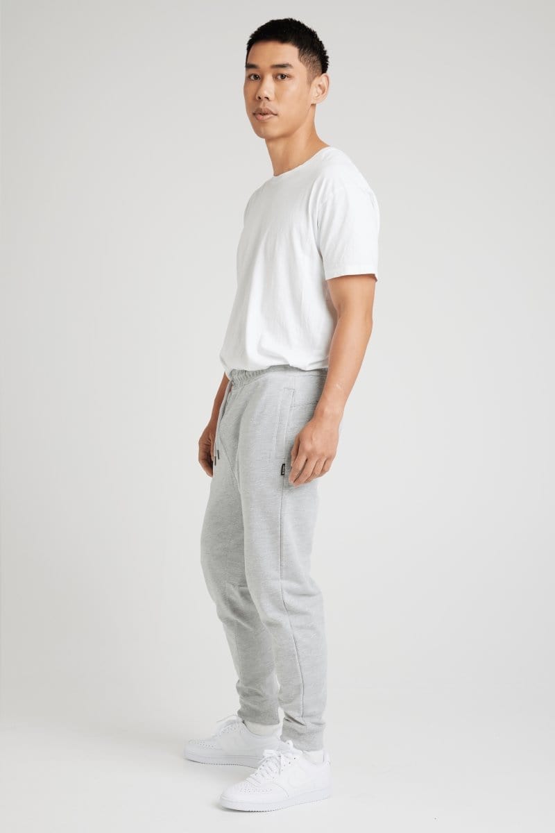 INSPORT INSPORT MEN'S BOSTON SLIM FIT GREY TRACKPANTS - INSPORT