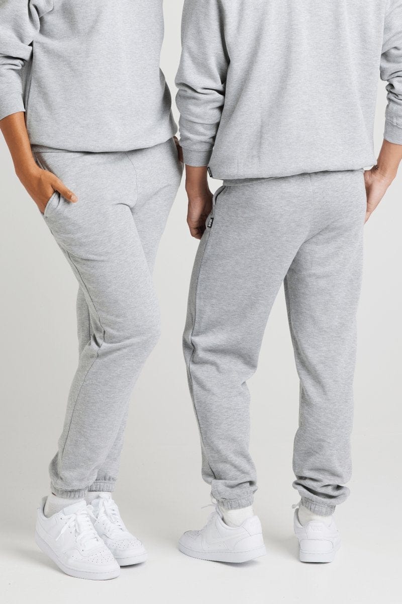 INSPORT INSPORT UNISEX ALASKA GREY ELASTIC LEG TRACKPANTS - INSPORT