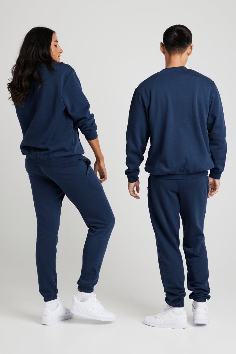 INSPORT INSPORT UNISEX ALASKA NAVY CREW SWEATSHIRT - INSPORT