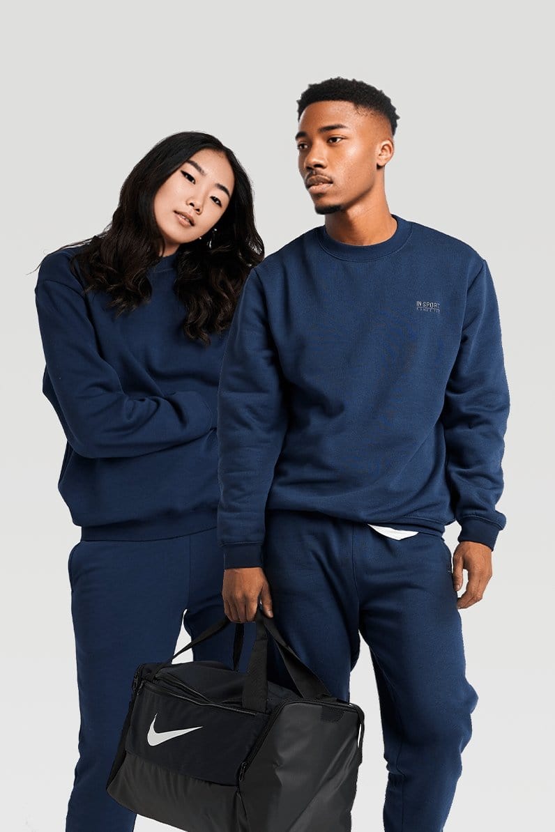 Insport Unisex Alaska Navy Crew Sweatshirt