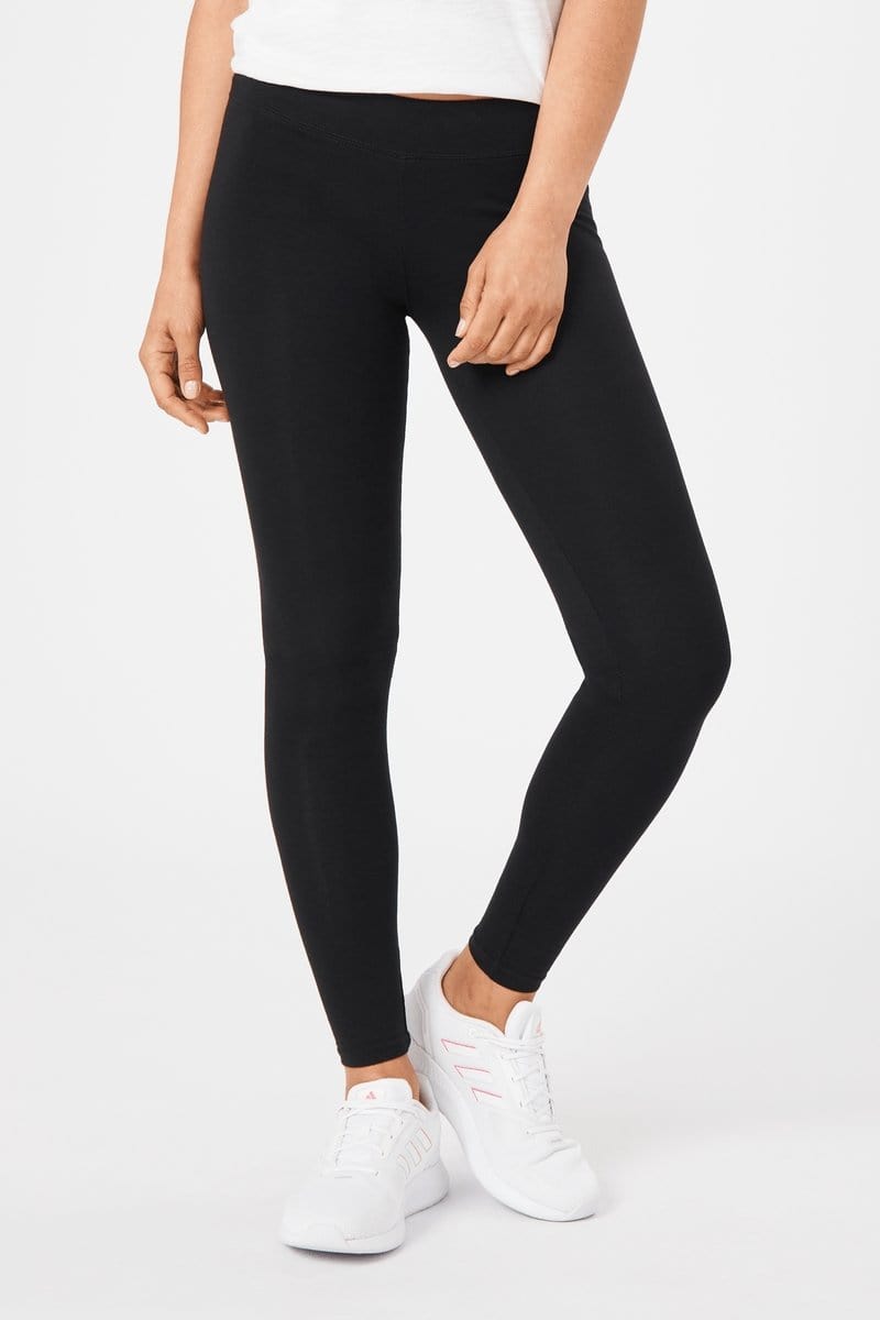 INSPORT INSPORT WOMEN'S ESSENTIAL FULL LENGTH BLACK TIGHTS - INSPORT