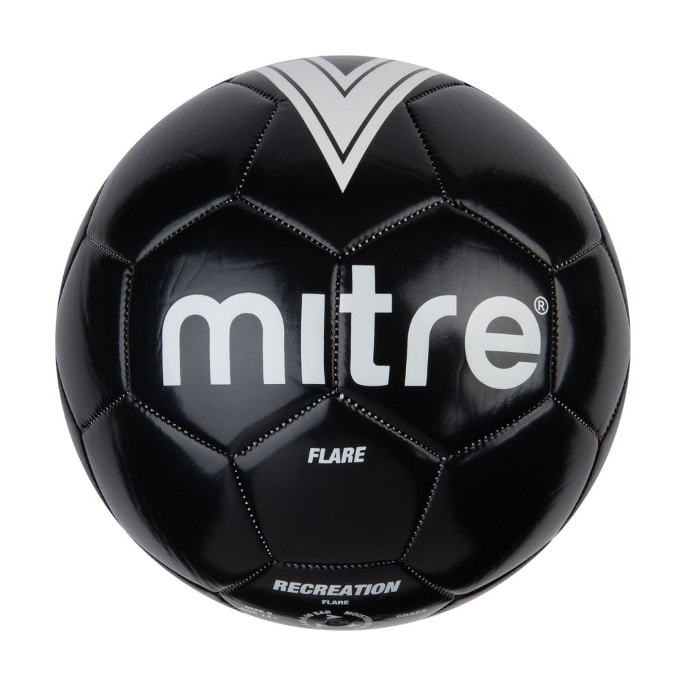 MITRE FLARE BLACK SOCCER BALL INSPORT