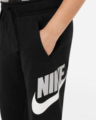 Nike NIKE JUNIOR SPORTSWEAR CLUB FLEECE BLACK TRACKPANTS - INSPORT
