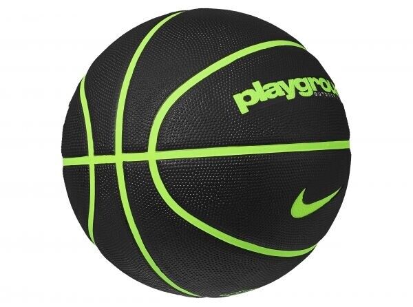 Nike NIKE PLAYGROUND BLACK/VOLT BASKETBALL - INSPORT