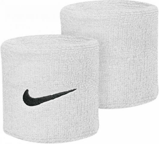 Nike NIKE SWOOSH WHITE WRISTBAND - INSPORT
