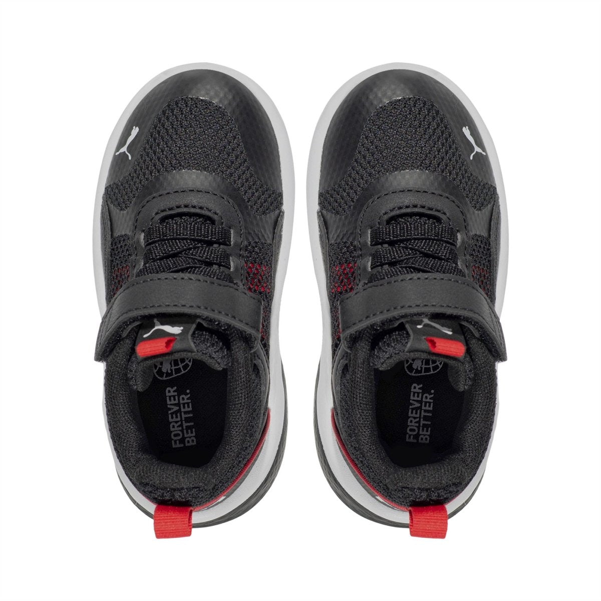 Puma PUMA INFANT'S ANZARUN BLACK/RED SHOES - INSPORT