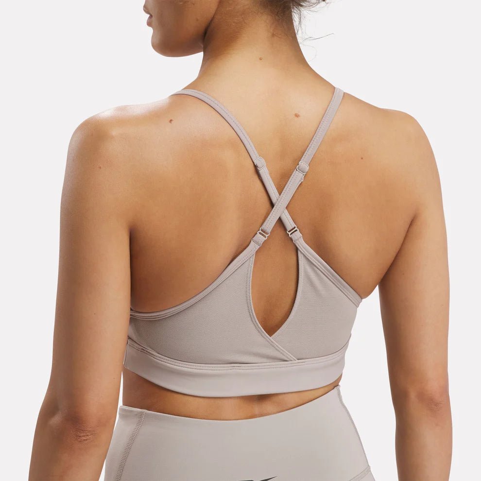 Reebok REEBOK WOMEN'S LUX STRAPPY GREY SPORTS BRA - INSPORT