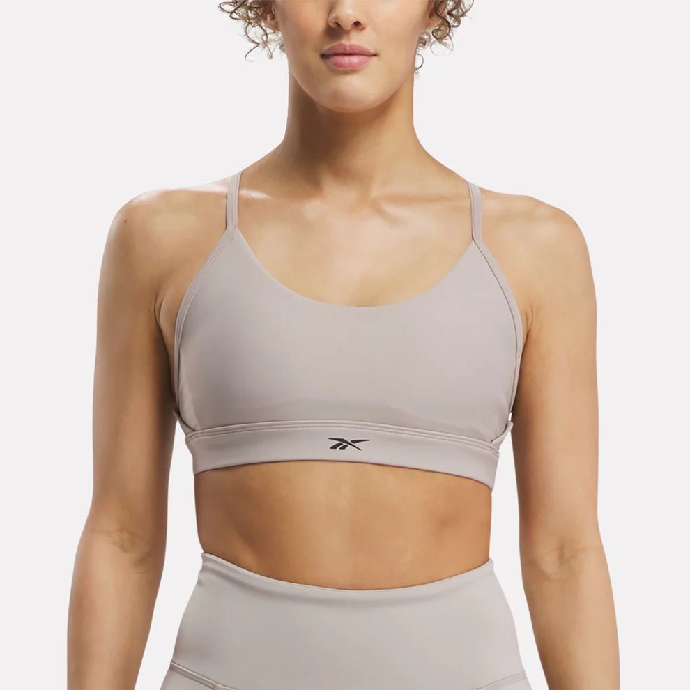 Reebok REEBOK WOMEN'S LUX STRAPPY GREY SPORTS BRA - INSPORT