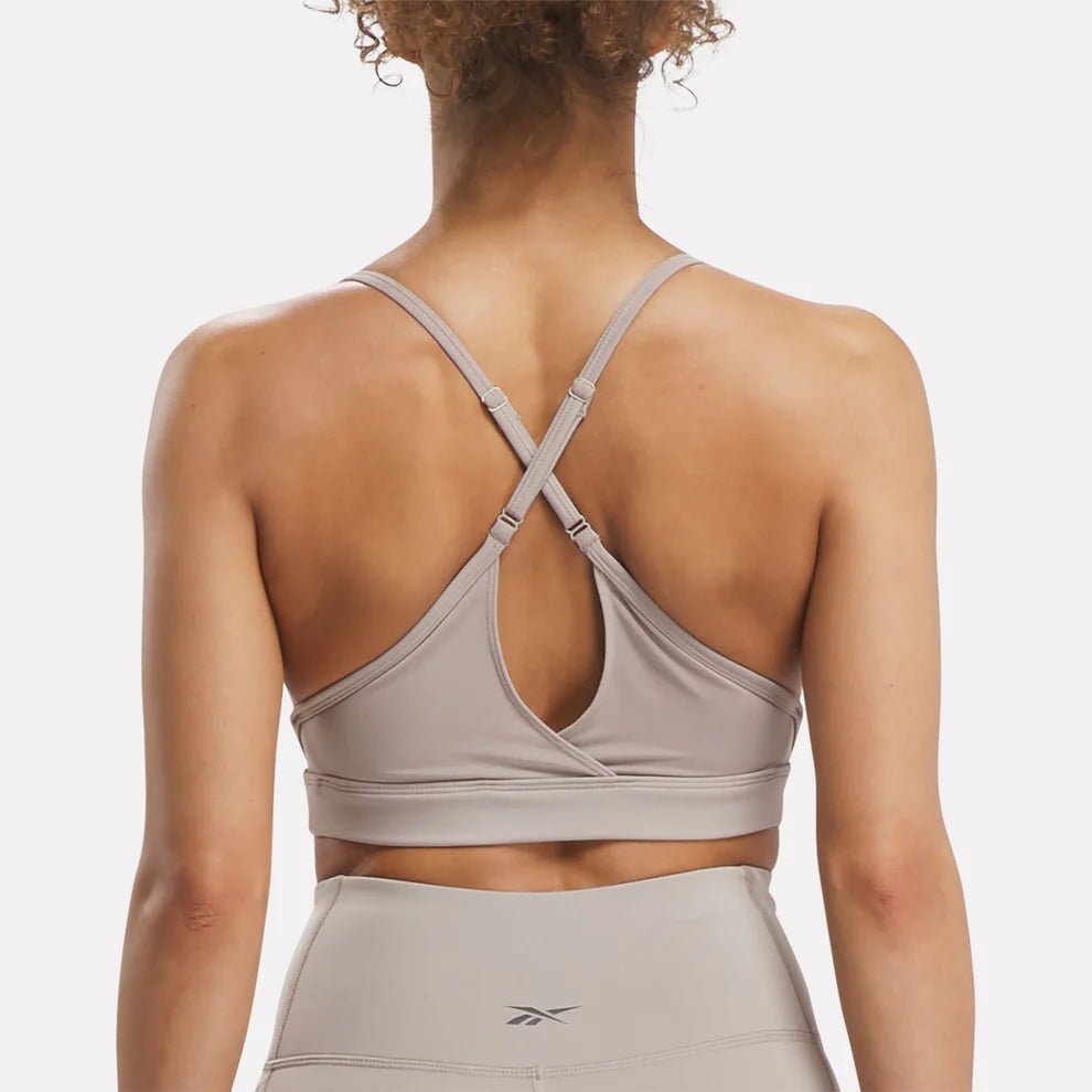 Reebok REEBOK WOMEN'S LUX STRAPPY GREY SPORTS BRA - INSPORT