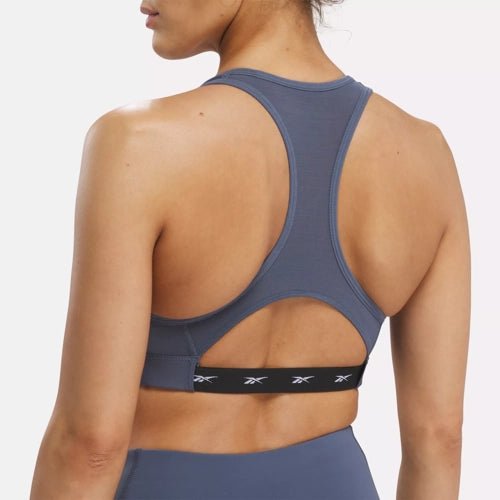 Reebok REEBOK WOMEN'S LUX VECTOR RACER BLUE SPORTS BRA - INSPORT