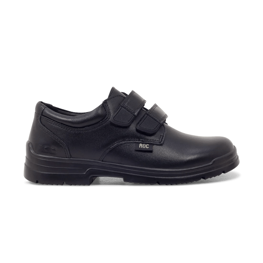Roc Boots ROC BOOTS JUNIOR ROCKET VELCRO BLACK LEATHER SHOES - INSPORT
