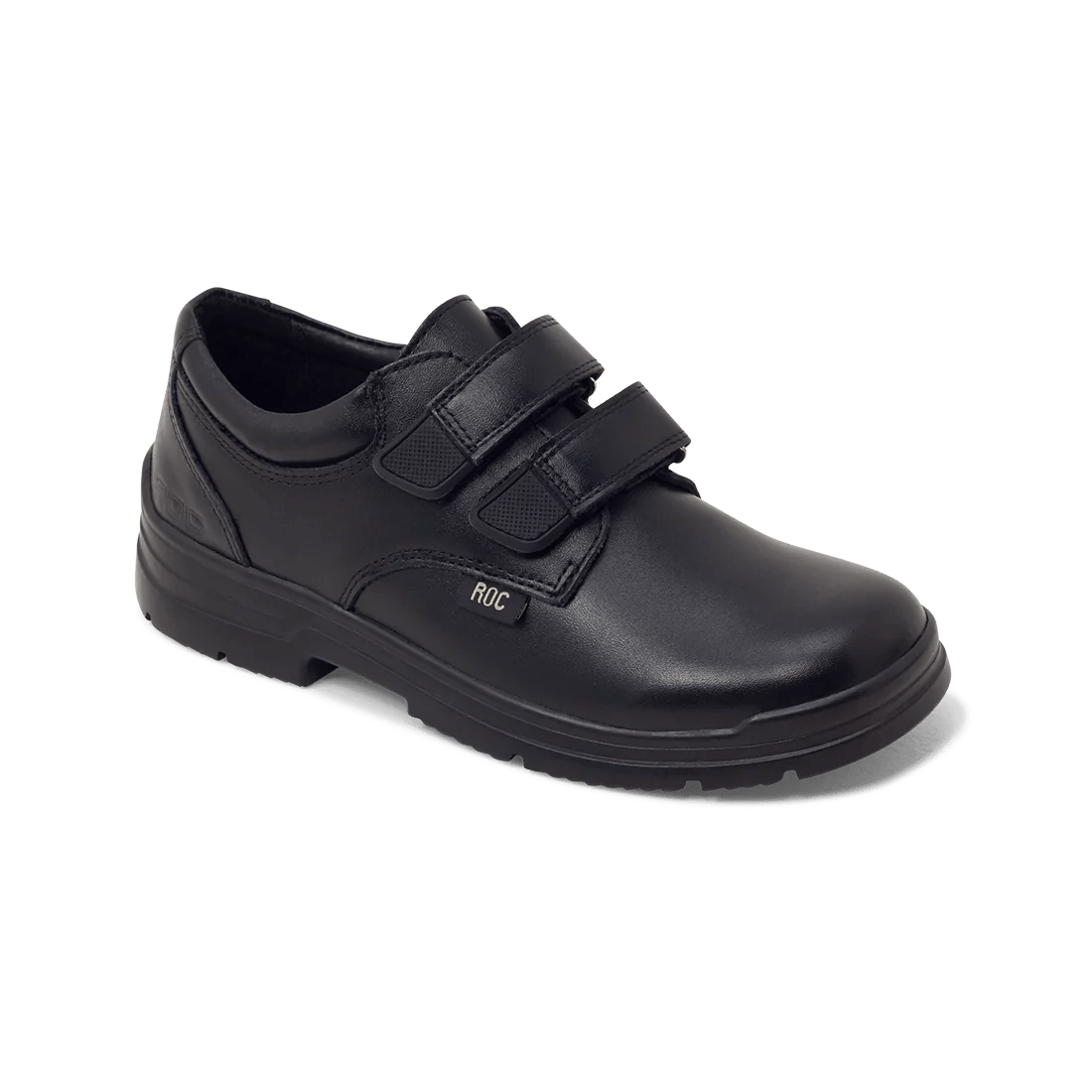 Roc Boots ROC BOOTS JUNIOR ROCKET VELCRO BLACK LEATHER SHOES - INSPORT