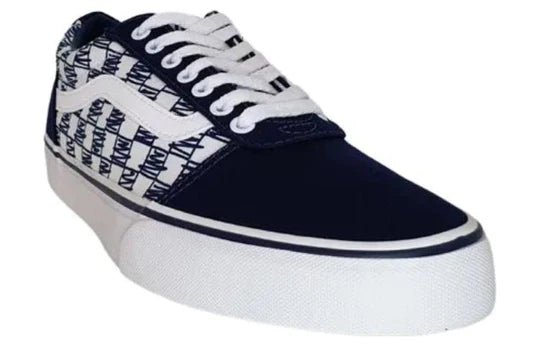 Vans VANS MEN'S WARD LOW NAVY SCRIBBLE SHOES - INSPORT