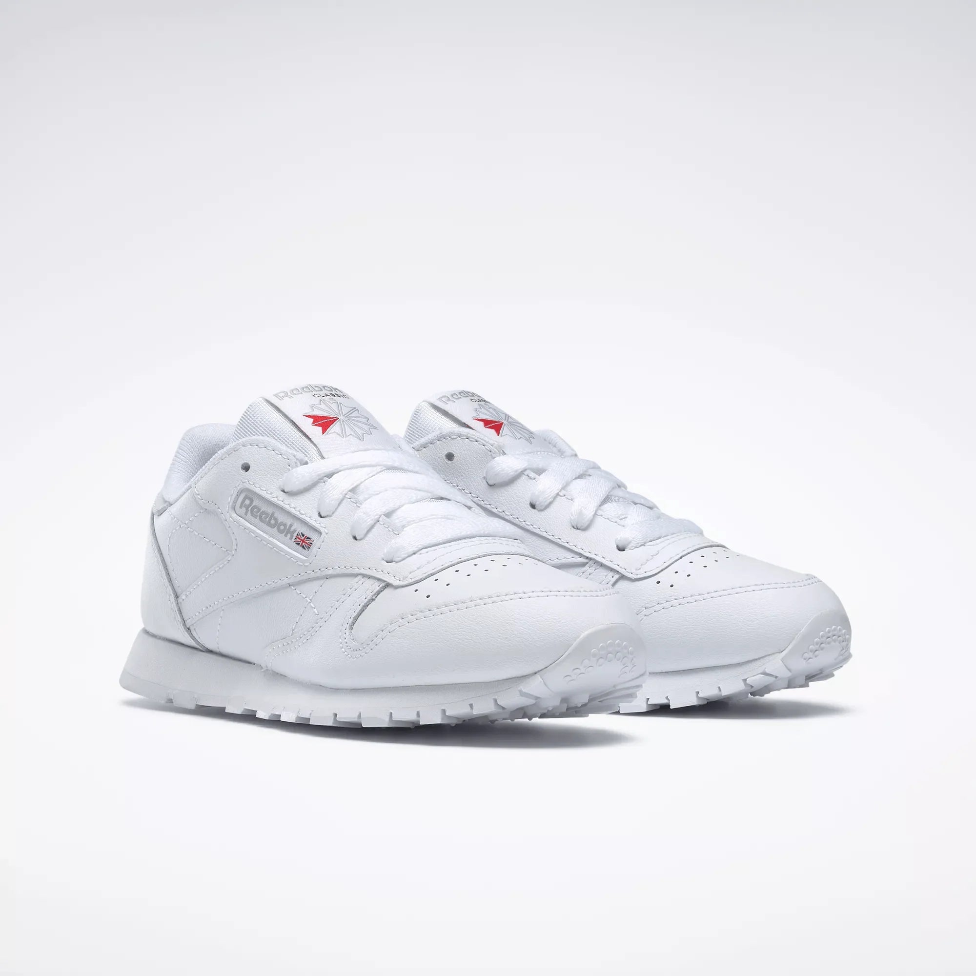 Reebok Kid's Classic Triple White Sneaker Shoes