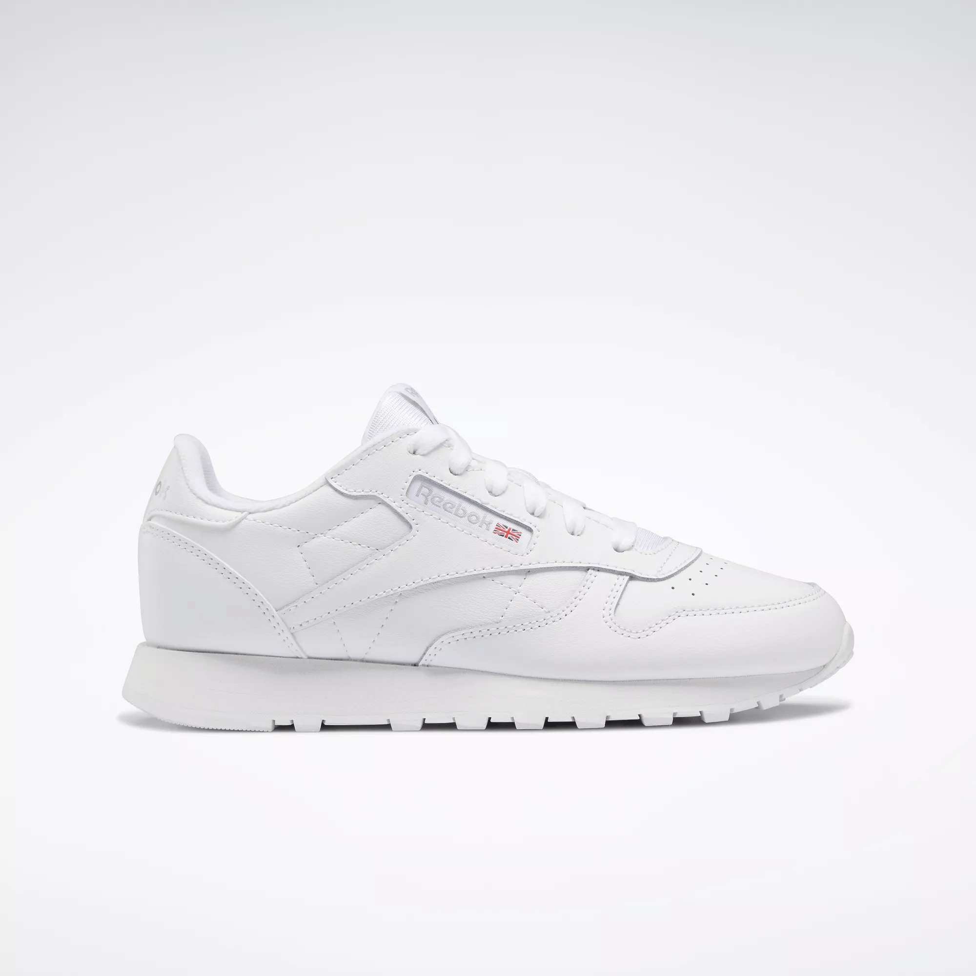 Reebok Kid's Classic Leather Triple White Sneakers
