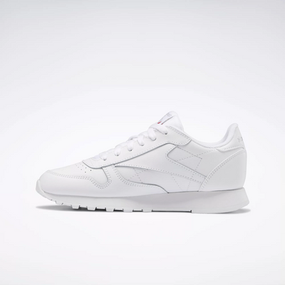 Reebok Kid's Classic Leather Triple White Sneakers