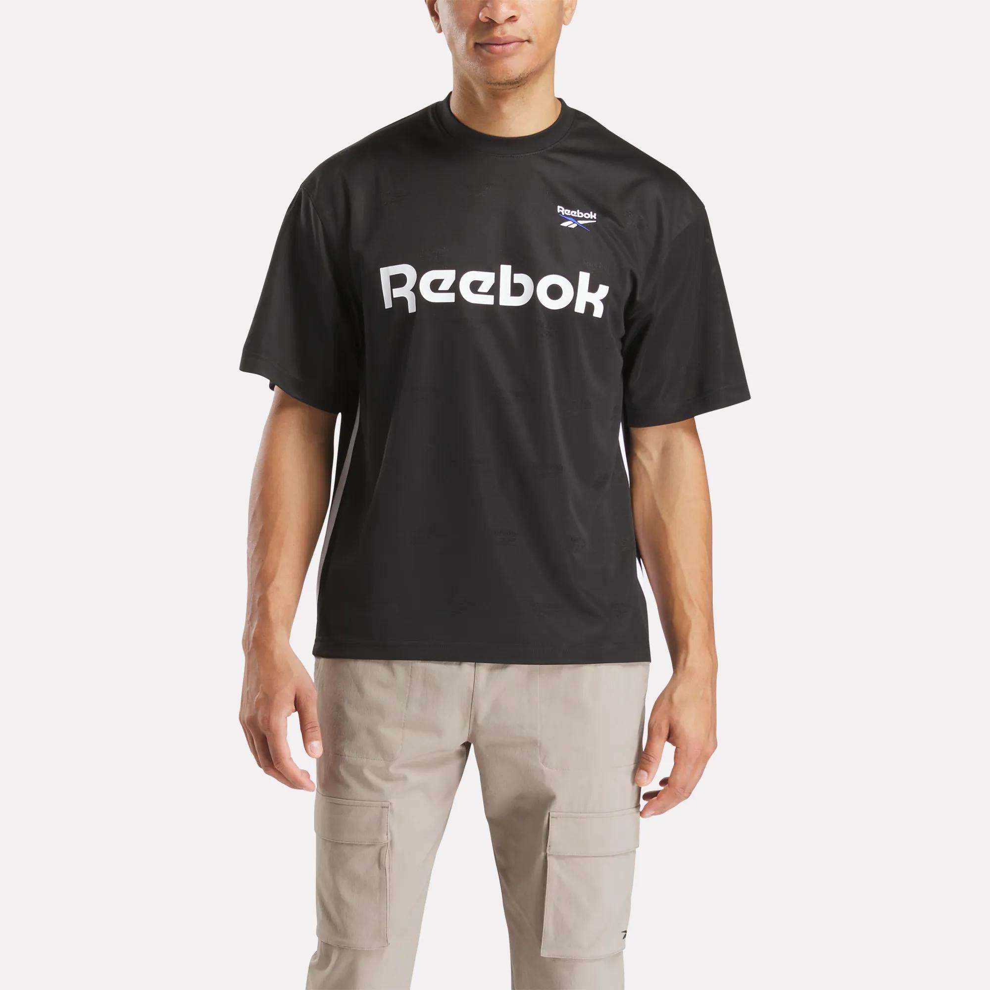 Reebok Men's Identity Crosscheck Black Jersey