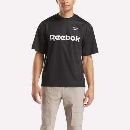 Reebok Men's Identity Crosscheck Black Jersey
