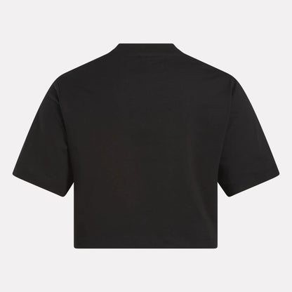 Reebok Women's Clara Black Crop Tee