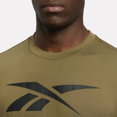 Reebok Men's Jimmy Vector Army Green Tee