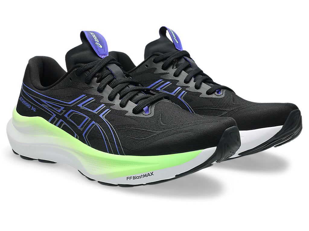 ASICS MEN'S GT 2000 14 BLACK/COBALT RUNNING SHOES