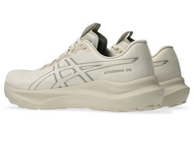 ASICS MEN'S GT 2000 14 OATMEAL/WHITE RUNNING SHOES