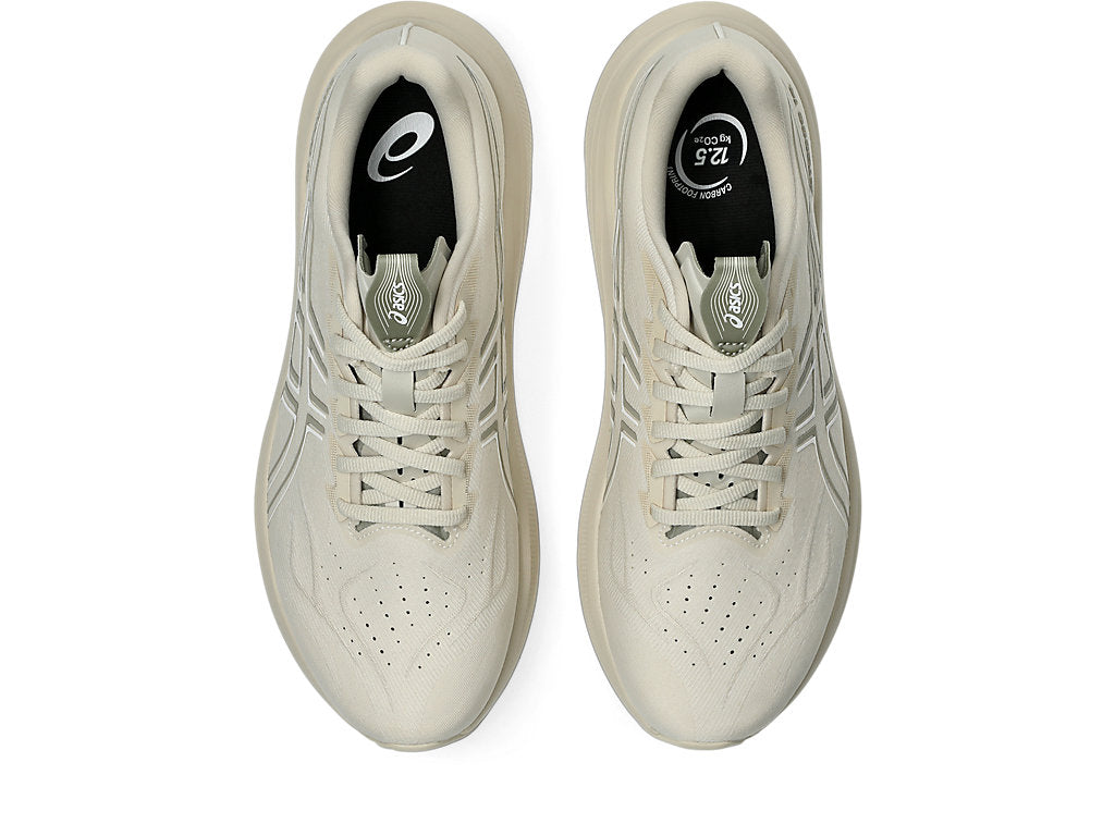 ASICS MEN'S GT 2000 14 OATMEAL/WHITE RUNNING SHOES