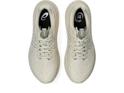 ASICS MEN'S GT 2000 14 OATMEAL/WHITE RUNNING SHOES