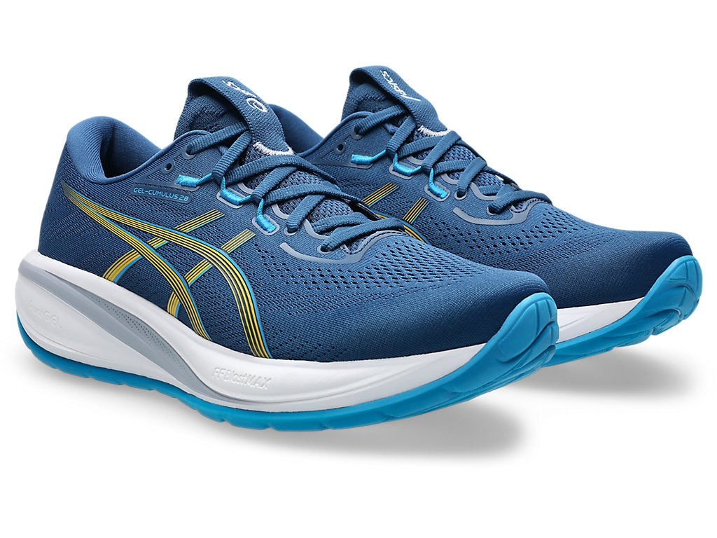 Asics Men's Gel Cumulus 28 Blue/Yamabuki Running Shoes