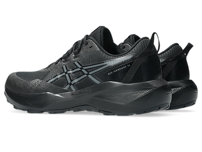 Asics Men's Venture 11 Black/Grey Trail Running Shoes Extra Wide (4e)