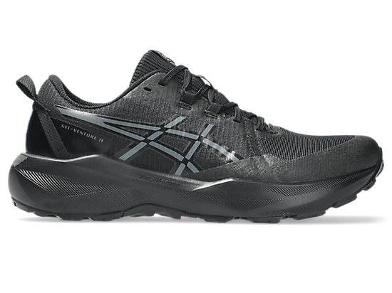 Asics Men's Venture 11 Black/Grey Trail Running Shoes Extra Wide (4e)
