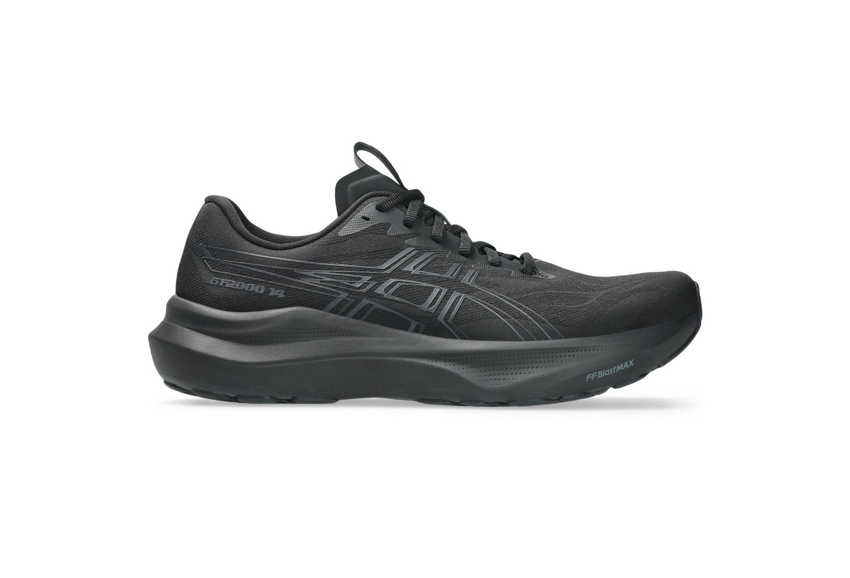 Asics Men's Gt 2000 14 Triple Black Running Shoes