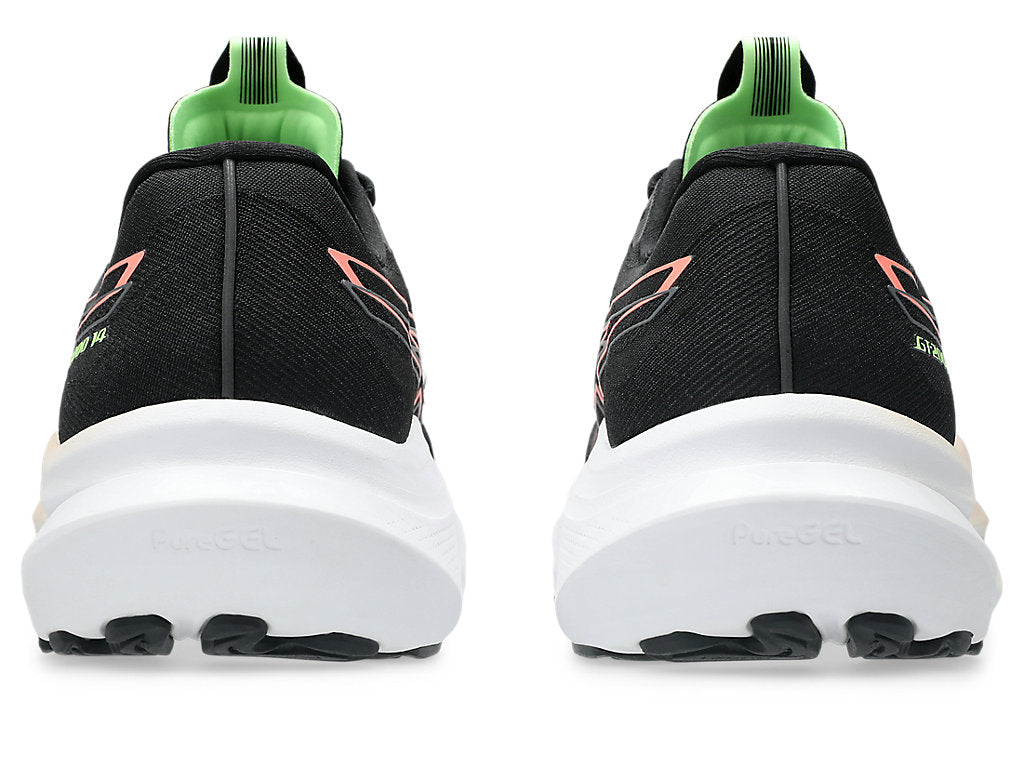 ASICS WOMEN'S GT 2000 14 BLACK/CORAL RUNNING SHOES