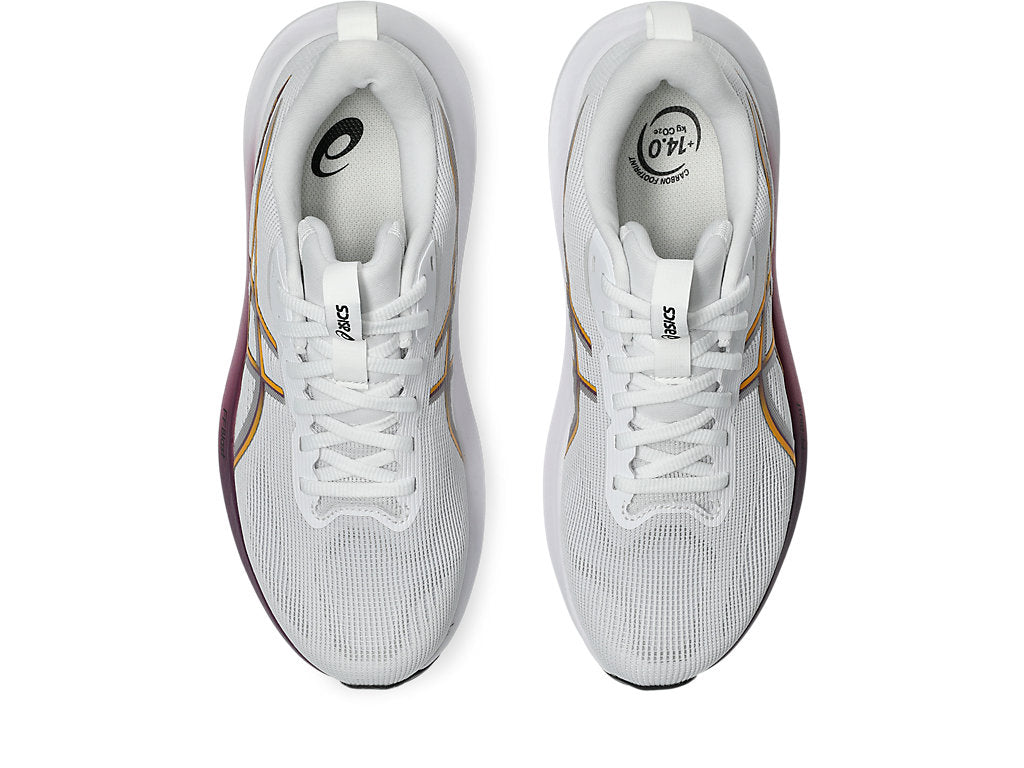 ASICS Women's GT 1000 14 WHITE/YAMABUKI RUNNING SHOES