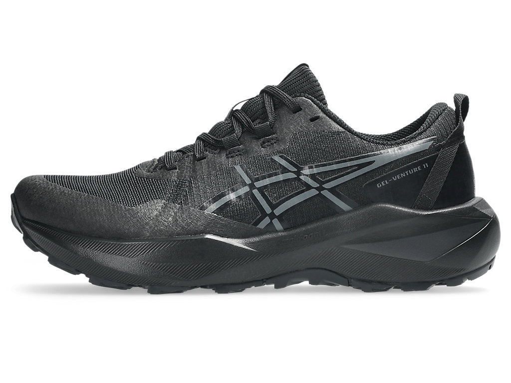 ASICS WOMEN'S GEL VENTURE 11 TRIPLE BLACK TRAIL RUNNING SHOES