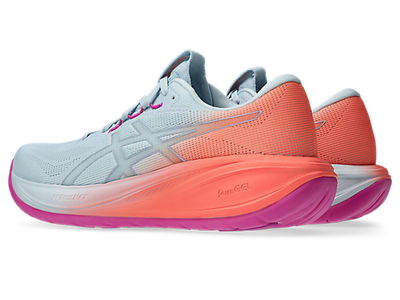 Asics Women's Cumulus 28 Sky/Coral Running Shoes