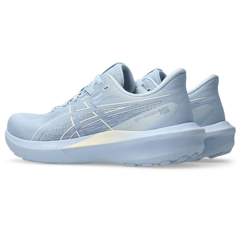 ASICS WOMEN'S GT 1000 15 SOLID AIR/CREAM RUNNING SHOES
