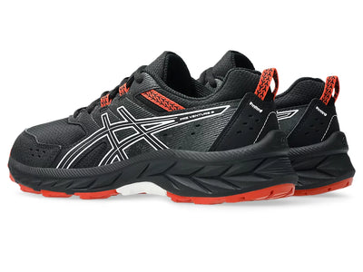 Asics Kid's Venture 9 Black/Red Running Shoes