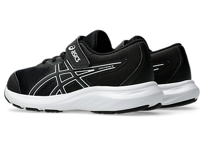Asics Junior Contend 9 Ps Black/White Running Shoe