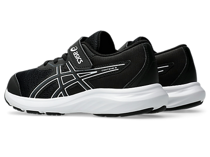 Asics Junior Contend 9 Ps Black/White Running Shoe