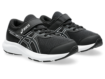 Asics Junior Contend 9 Ps Black/White Running Shoe