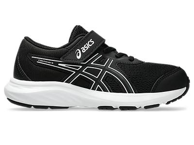 Asics Junior Contend 9 Ps Black/White Running Shoe