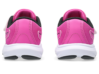 ASICS KID'S CONTEND 9 HOOK N' LOOP SAKURA/BLACK RUNNING SHOES