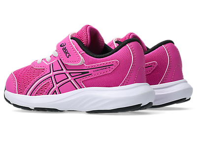 ASICS KID'S CONTEND 9 HOOK N' LOOP SAKURA/BLACK RUNNING SHOES