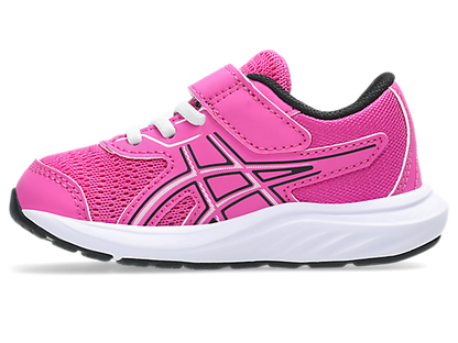 ASICS KID'S CONTEND 9 HOOK N' LOOP SAKURA/BLACK RUNNING SHOES