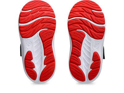 Asics Kid's Contend 9 Hook N' Loop Ts Black/Orange Running Shoes