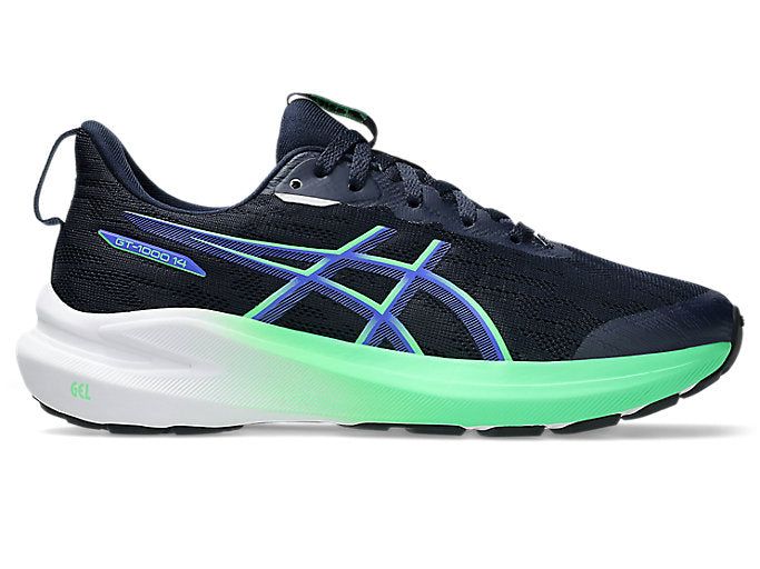 Asics Kid's Gt 1000 Gs Midnight/Green Runnign Shoes