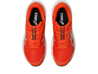 ASICS KID'S PATRIOT 14 GS ENERGY ORANGE/BLACK RUNNING SHOES