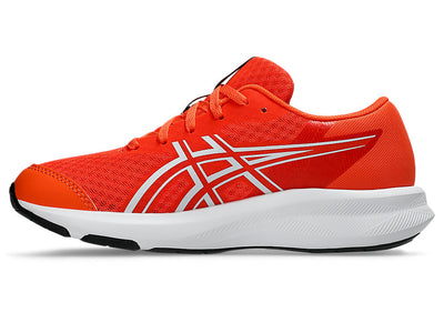 ASICS KID'S PATRIOT 14 GS ENERGY ORANGE/BLACK RUNNING SHOES