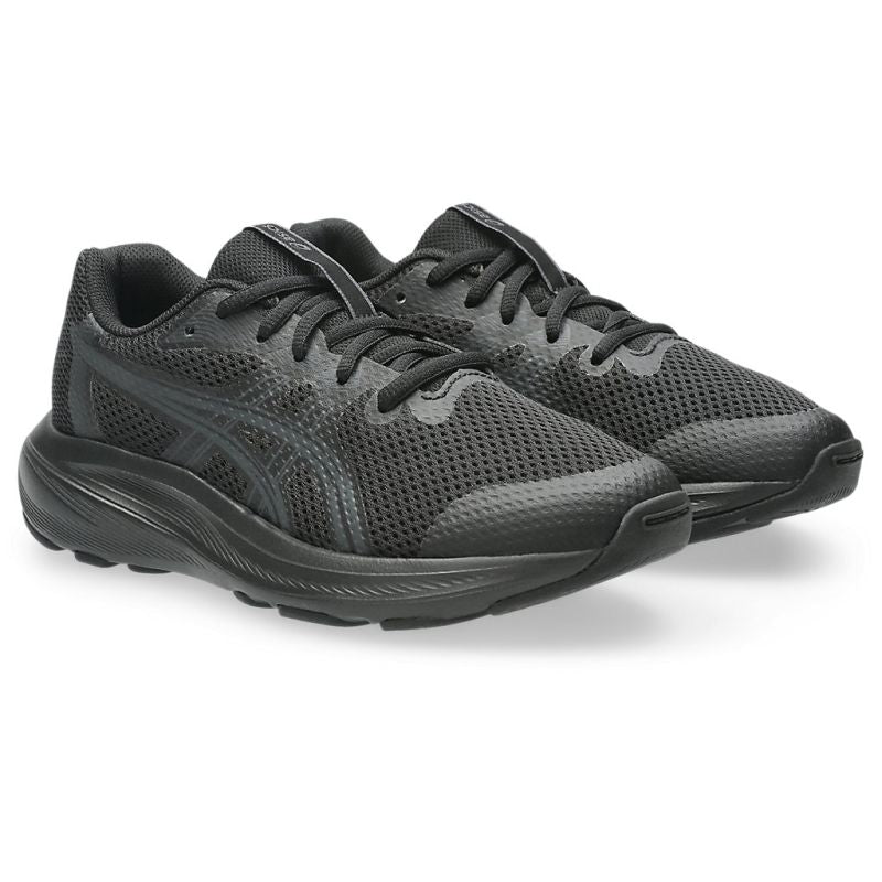 ASICS KID'S CONTEND 10 GS TRIPLE BLACK RUNNING SHOES